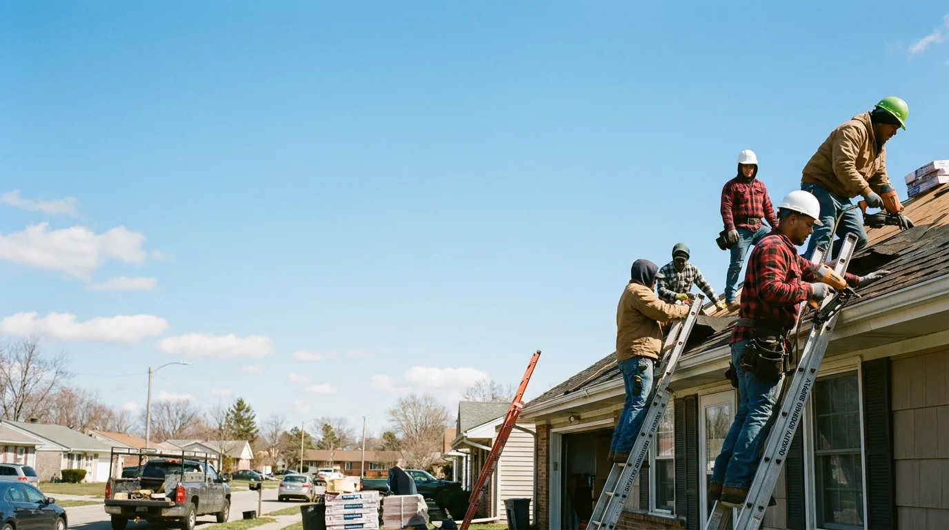 Roofing in Roxana, IL near me